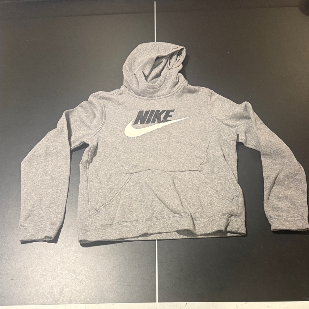 Nike Men's Light Gray Hoodie - Picture 1 of 7